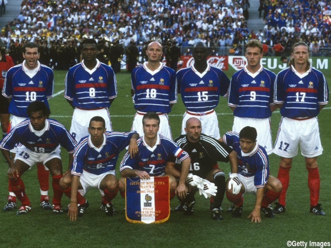 サッカー フランス代表 1998年 ユニフォーム Lサイズ[RU0057]