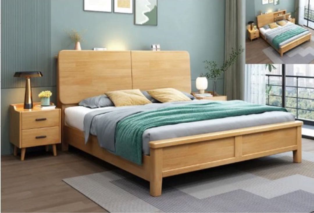 ウッドプラットフォーム　キングサイズ