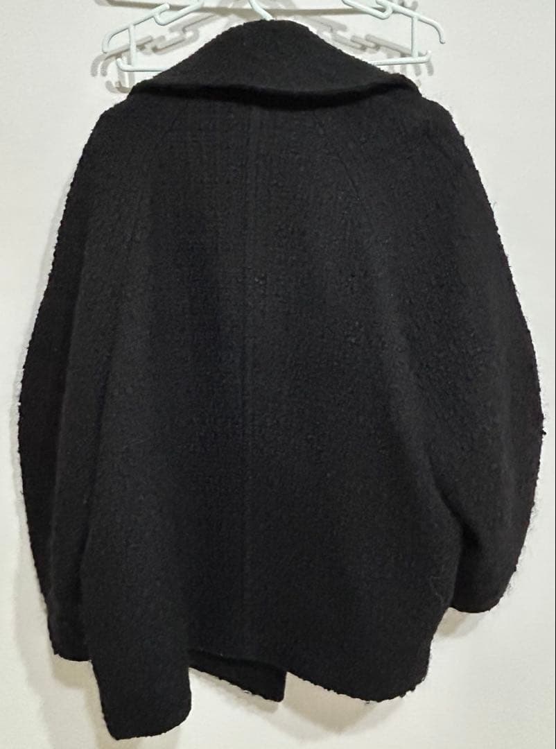 CLANE × Minami Tanakaツイードコートブラック