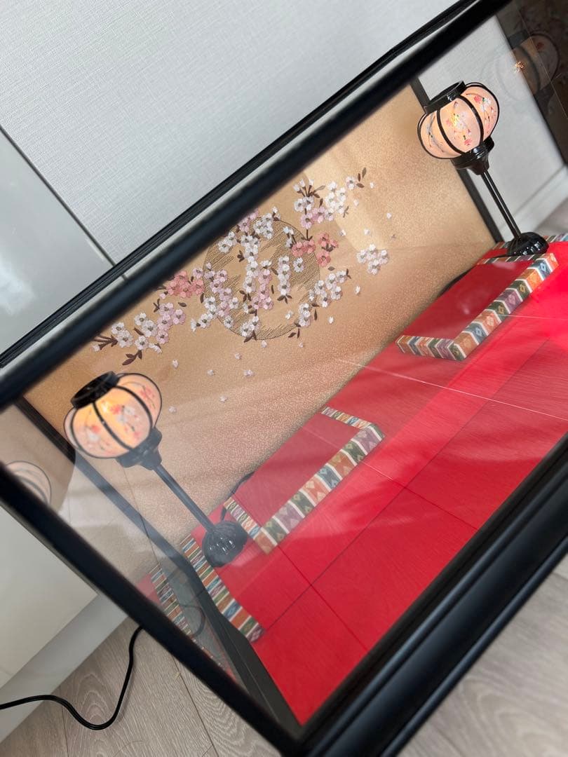 雛人形ケース　ガラスケース　人形ケースガラス　ケースのみ