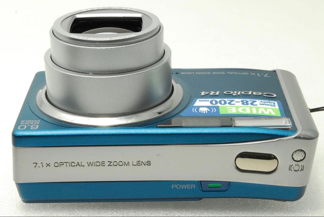 RICOH Caplio R4❤️スマホ転送 ブルー 動作確認済 リコー コンデジ