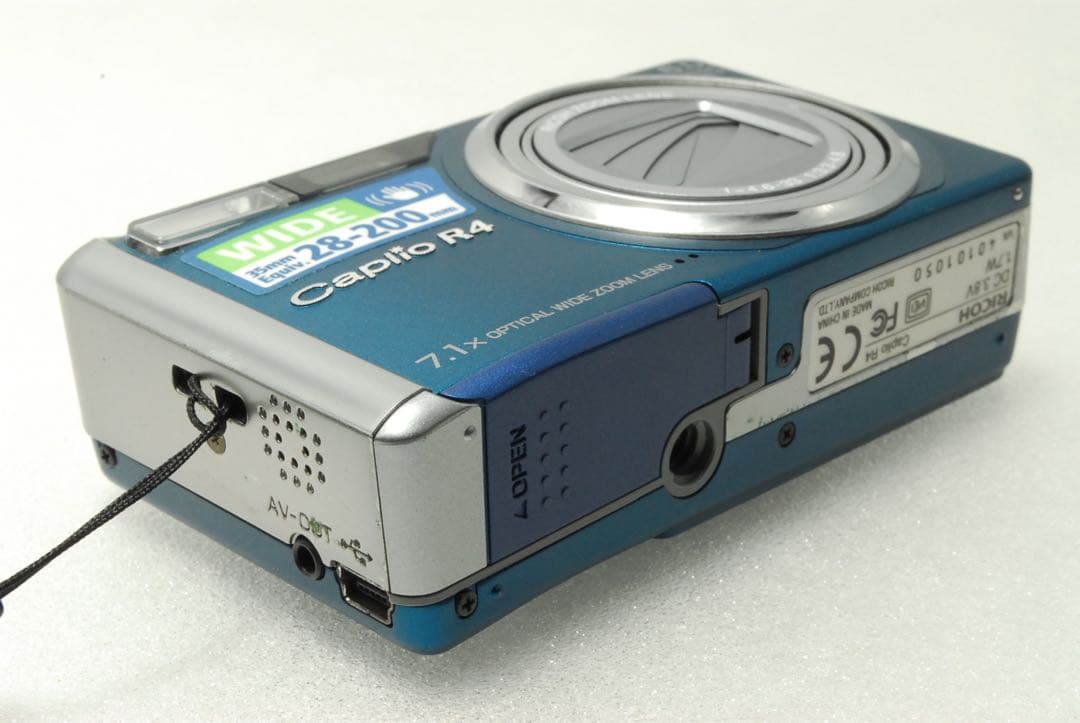 RICOH Caplio R4❤️スマホ転送 ブルー 動作確認済 リコー コンデジ