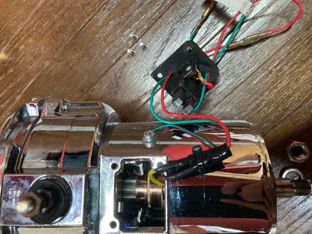 ジャンク扱い★EMPI★空冷ワーゲン・オルタネーター★75A★クローム仕上げ