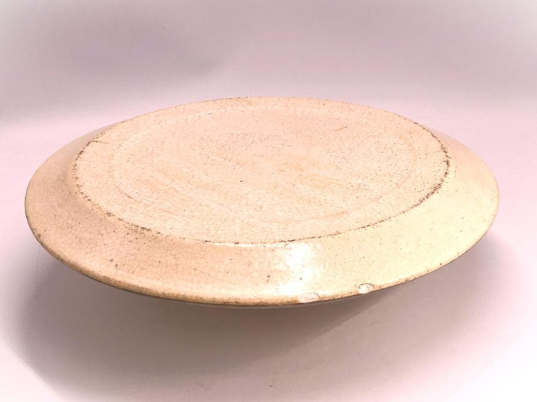 【 19世紀欧州ヴィンテージ絵皿 】『少女』　厚肉32ｃｍ