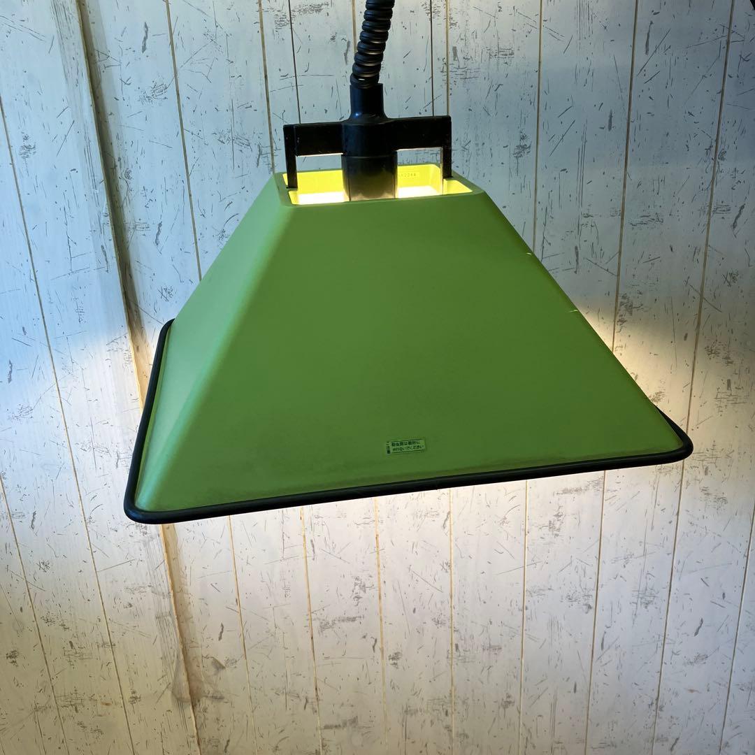 昭和レトロ ナショナル スクエア型 シェードランプ ペンダントライト 天井照明