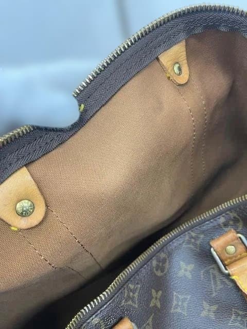 ルイヴィトン モノグラム キーポル ボストンバッグ ヴィンテージ ネームタグ付