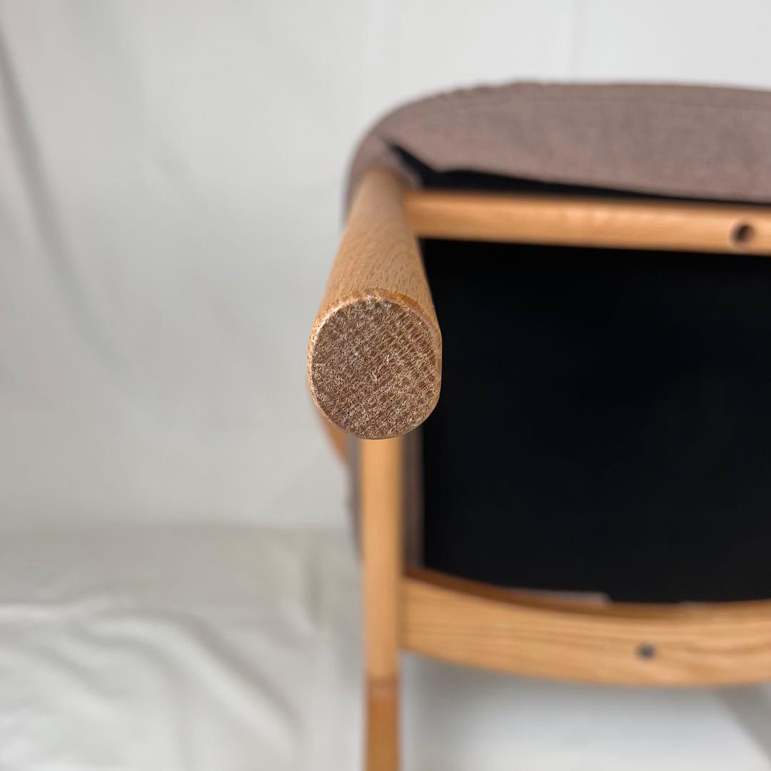 【極美品】ナガノインテリア ダイニングチェア DC355 オーク 日本製 天然木