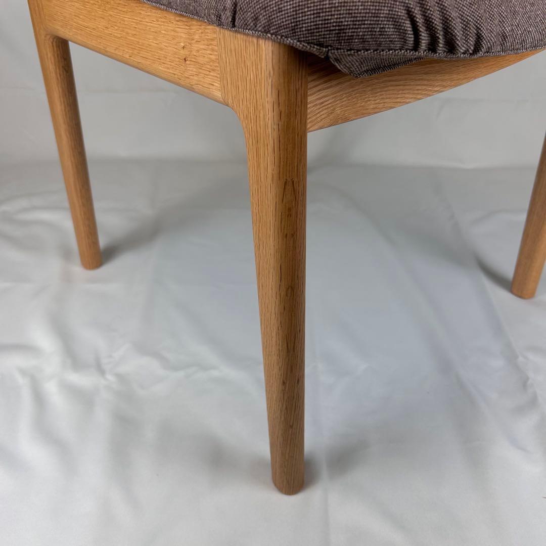 【極美品】ナガノインテリア ダイニングチェア DC355 オーク 日本製 天然木