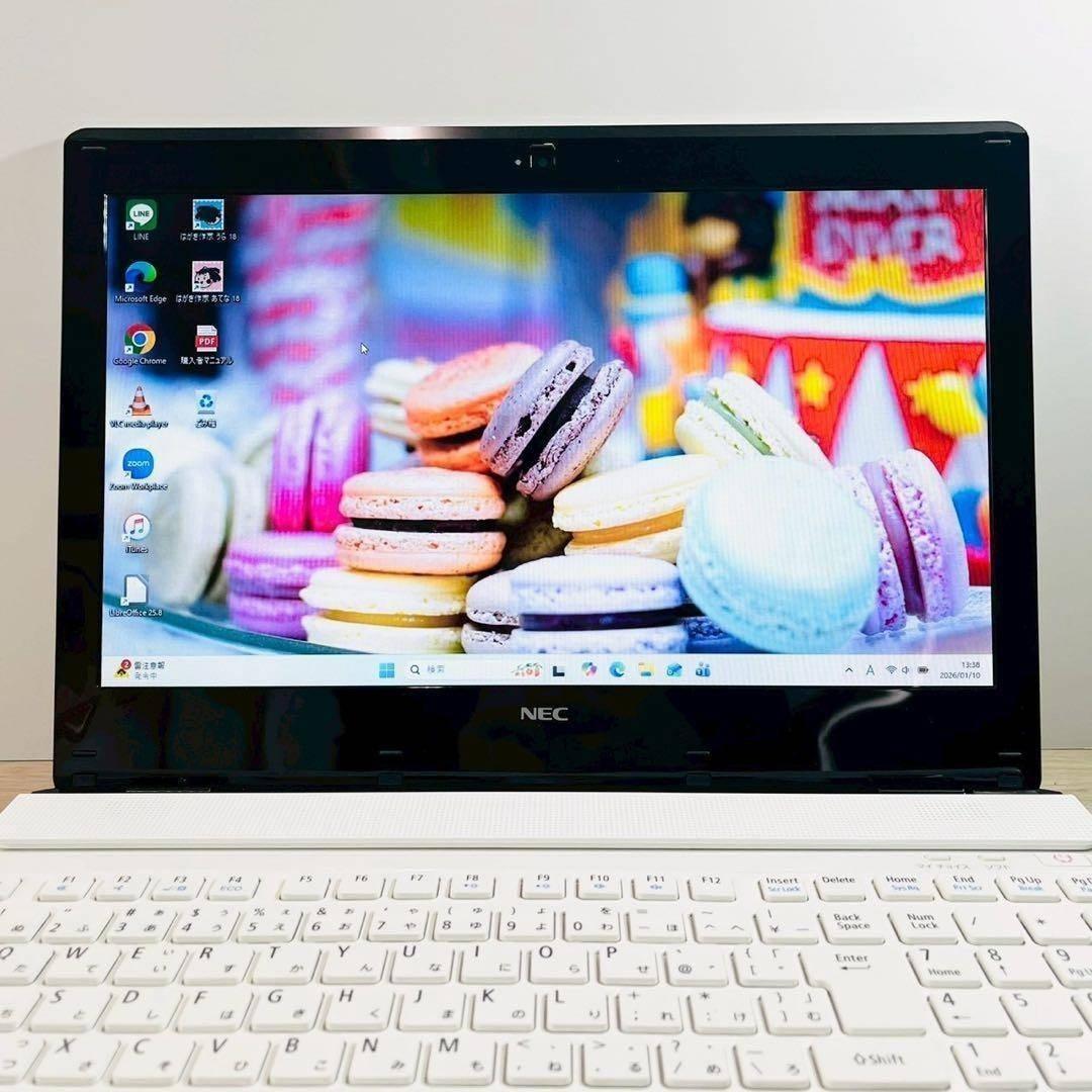 大容量SSD480GB✨Win11 ノートパソコン DVD カメラ オフィス