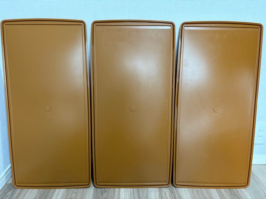 美品❕Tupperwareタッパーウェア ロングスーパーケース3個セット