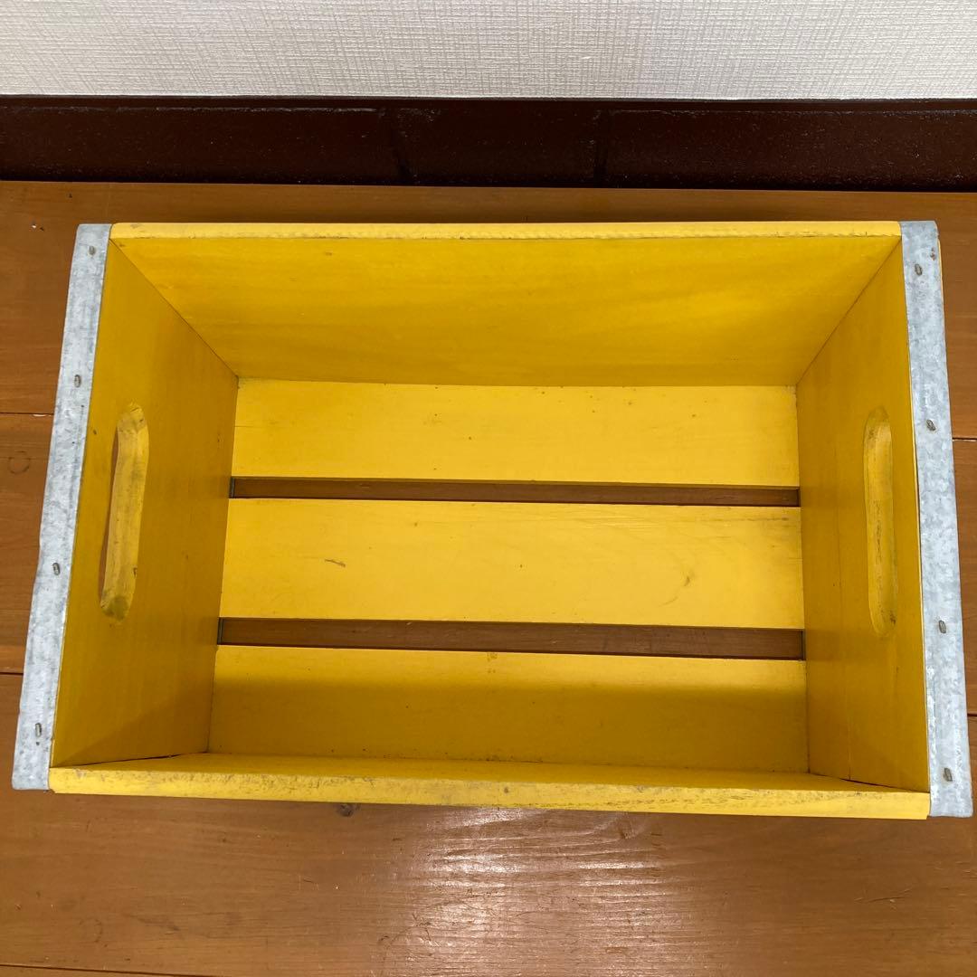 N391① ビンテージ ウッドクレート SQUIRT スクワート・ボーイ レトロ