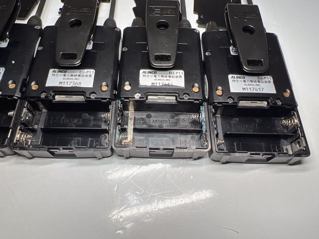 ALINCO DJ-P11 6台セット　中古品
