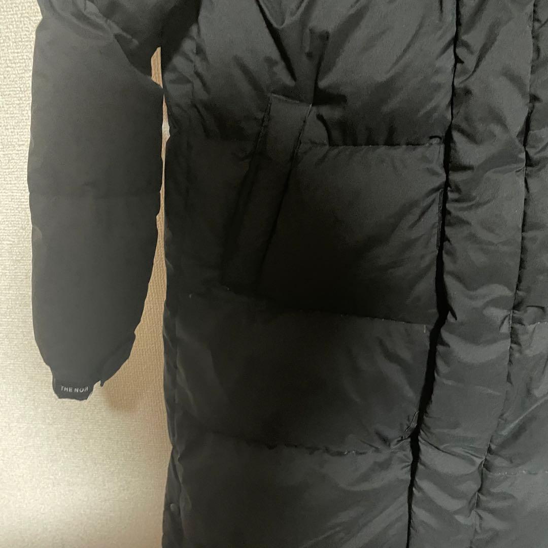 【美品】ノースフェイス　ロングダウン　ダウンジャケット　ブラック　メンズS
