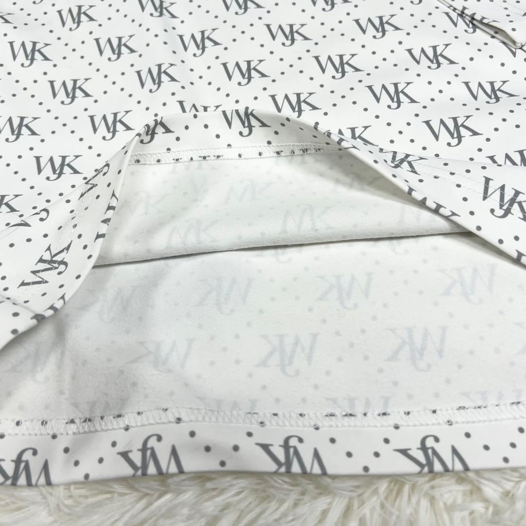 wjk wjkg ゴルフ カットソー モノグラム ハイネック モックネック