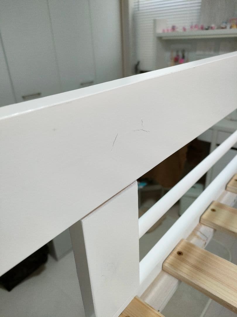 木製ロフトベッド 両面はしご付き 天然木 ハンガーラック付き シングル 北欧風