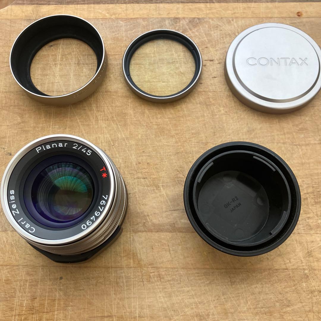 コンタックスCONTAX GレンズBiogon Planar Sonner 3本