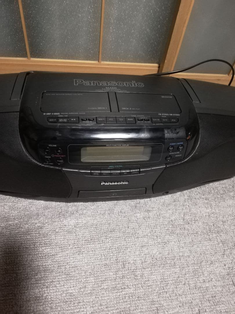 Panasonic ポータブルCDカセットプレーヤー　RX―DT701