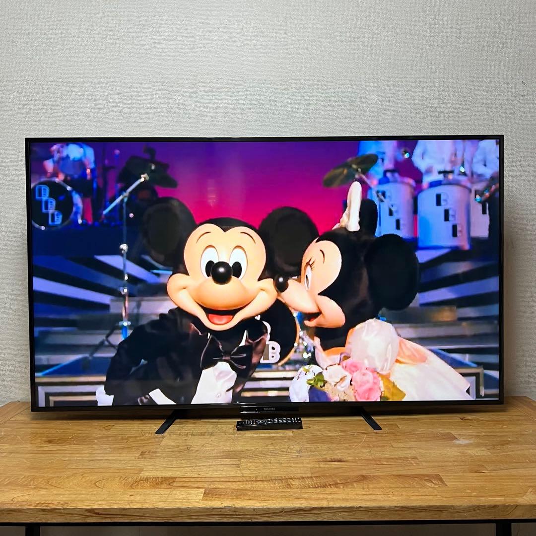 東芝 65V型 4K液晶テレビ 65HL210X REGZA 外付けHDD録画○
