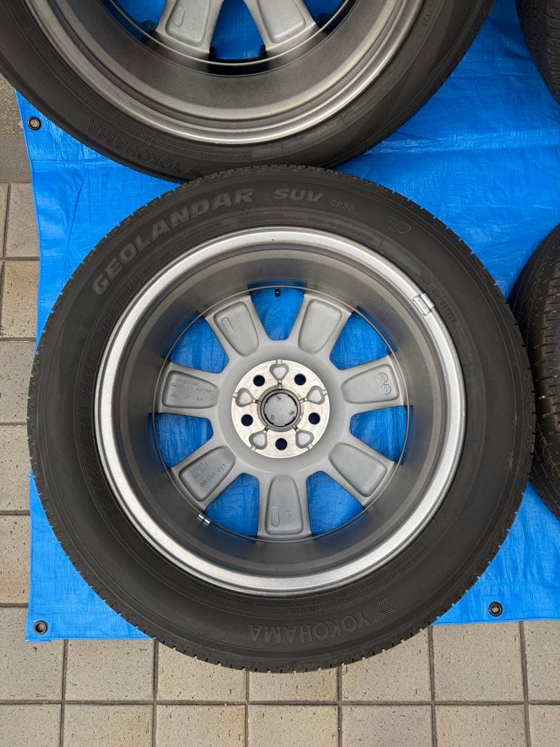 デリカD5 シャモニー　純正ホイール＆タイヤ4本セット【新車外し品】