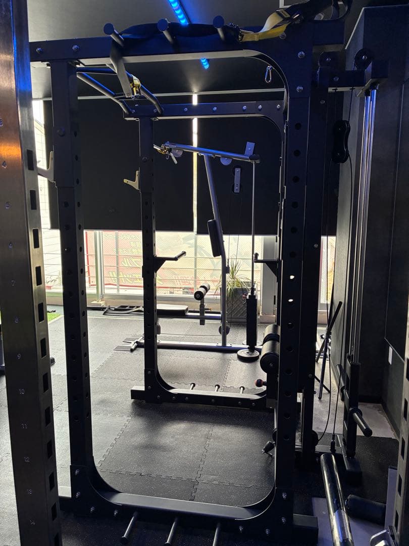 【直接引取】パワーラック＆ラットロウマシン ブラック