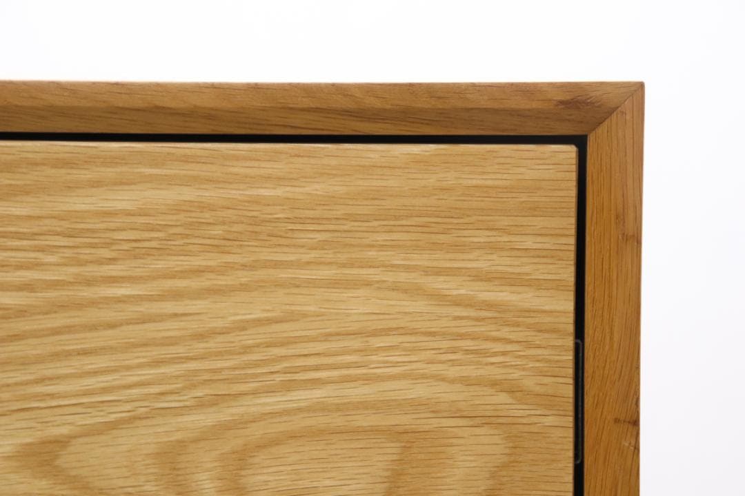 オーク材 ナチュラル モダン チェスト 引き出し キャビネット 収納 リビング