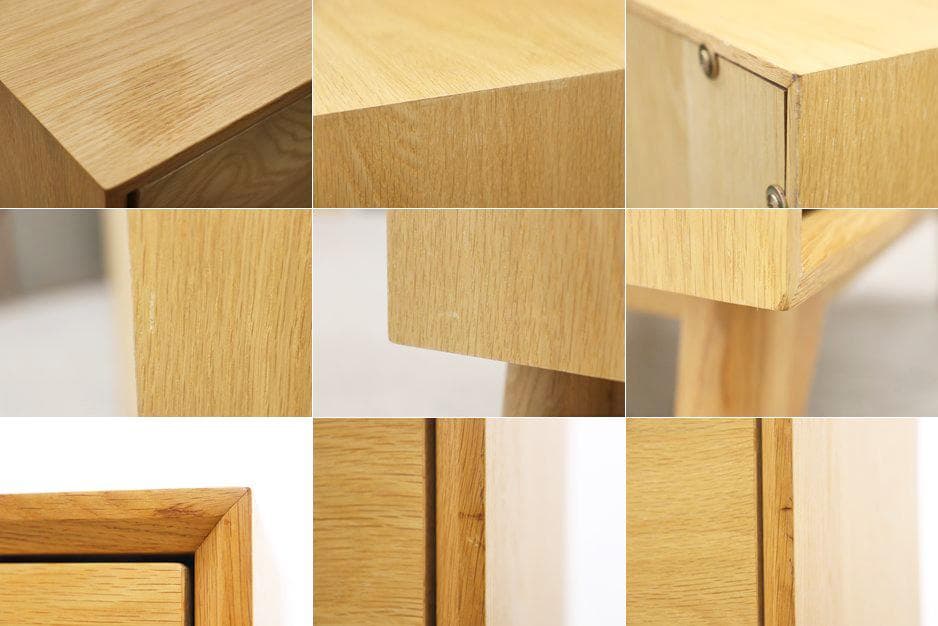 オーク材 ナチュラル モダン チェスト 引き出し キャビネット 収納 リビング