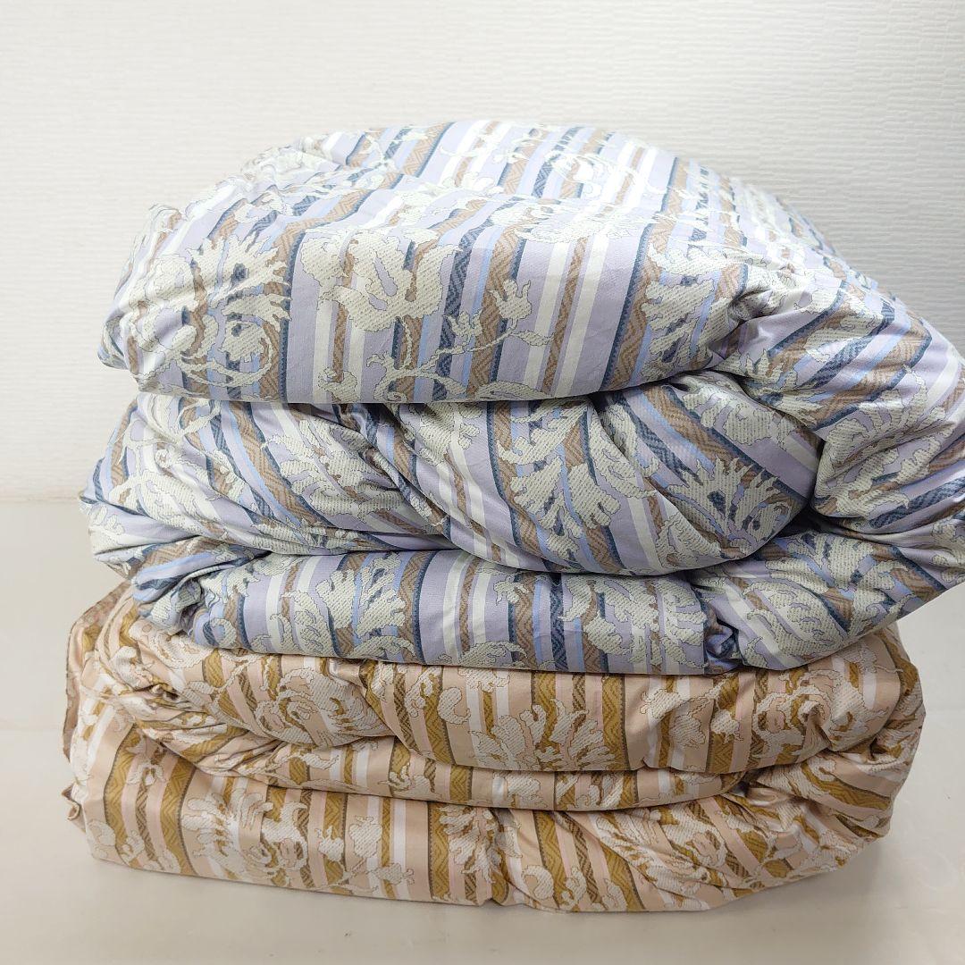 タグ付き未使用品◆昭和西川 羽毛肌掛けふとん ペア シングルサイズ