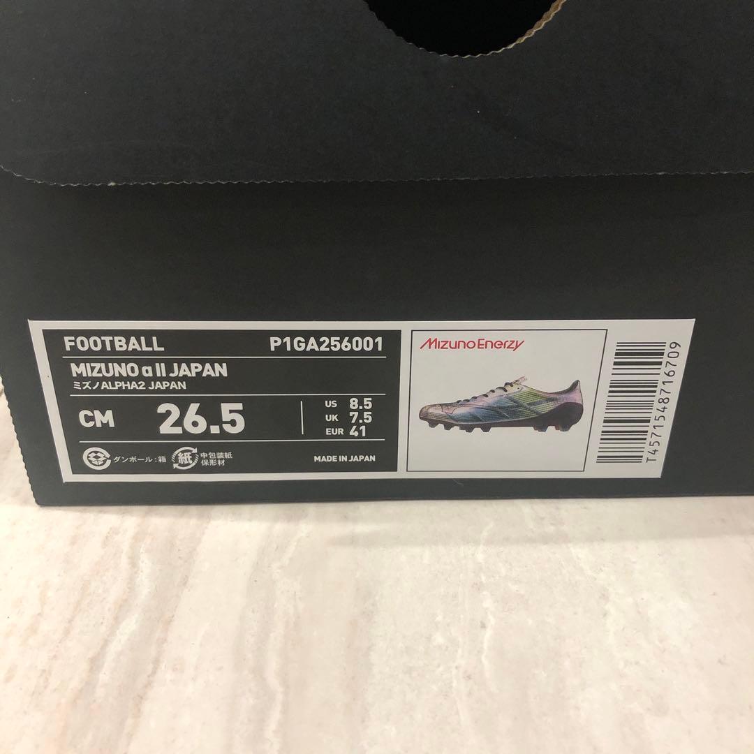 Mizuno Alpha Q II Japan 26.5cm 　虹色　玉蟲色