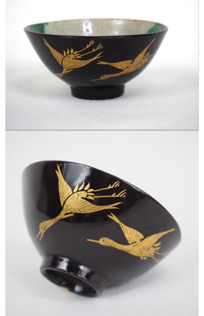 送料無料　明治時代　豊楽焼　盃/ぐい呑み　本物保証　★珍品★