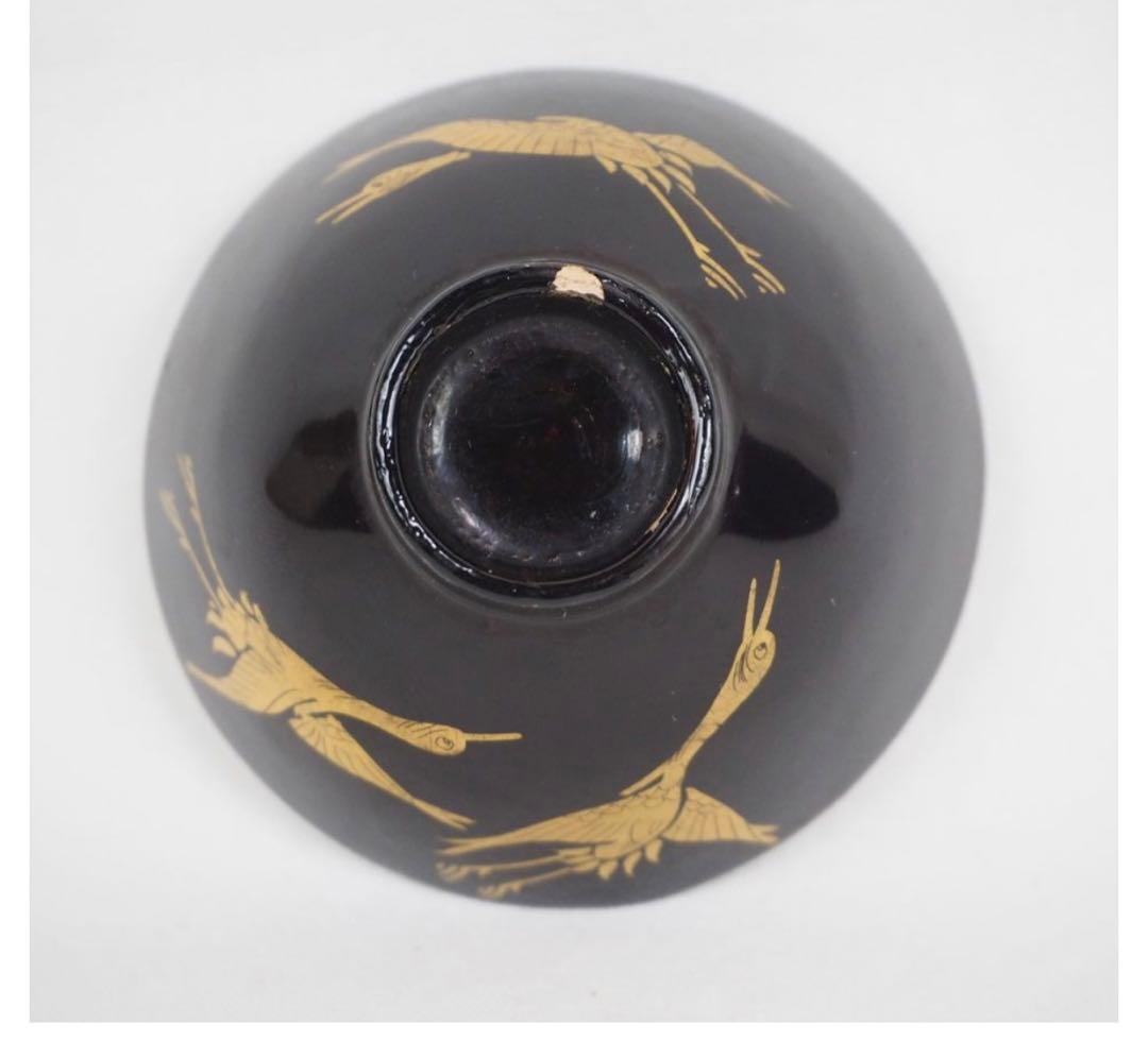 送料無料　明治時代　豊楽焼　盃/ぐい呑み　本物保証　★珍品★