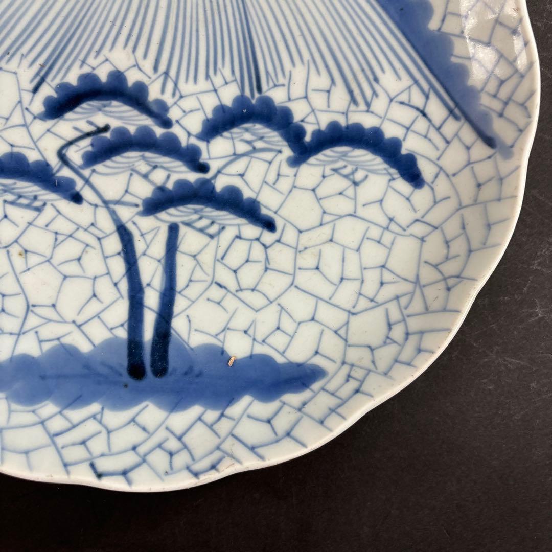 114 セール　富士山　染付　皿　伊万里　有田　九谷　鍋島