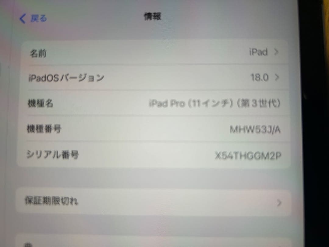 Apple iPad Pro (11インチ, 第3世代) カバー付き