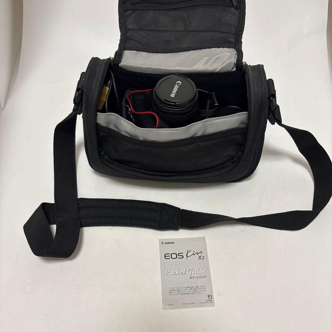Canon EOS Kiss X2 デジタル一眼レフ レンズ2点 充電器