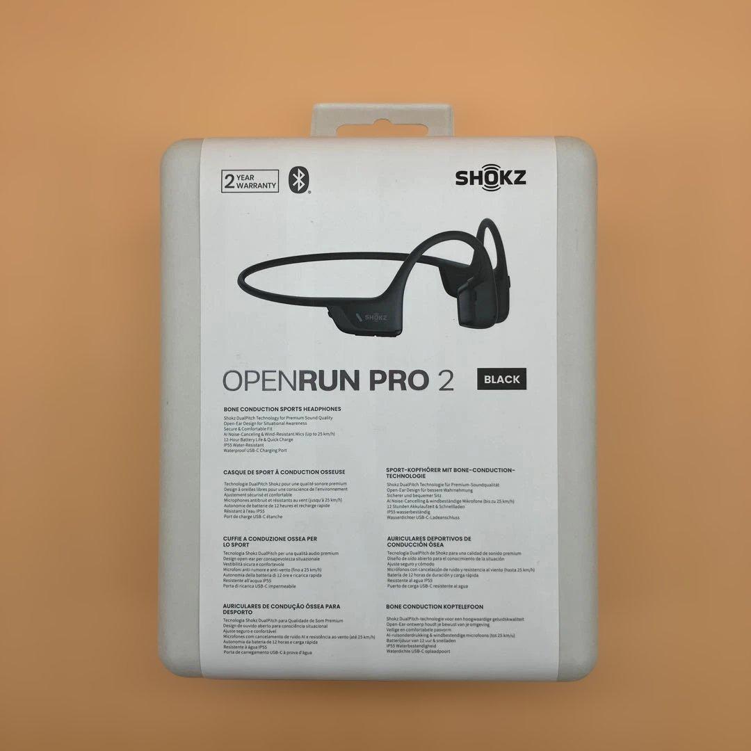 【新品未開封】【即購入可】SHOKZ OPENRUN PRO 2 骨伝導イヤホン