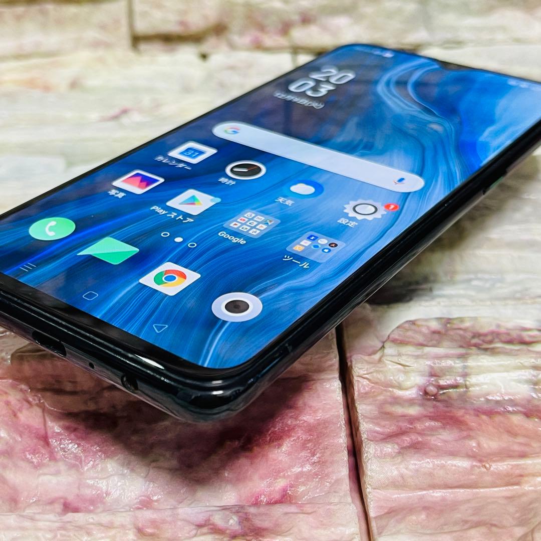 SIMフリー OPPO Reno A 64GB ブラック 電池良好