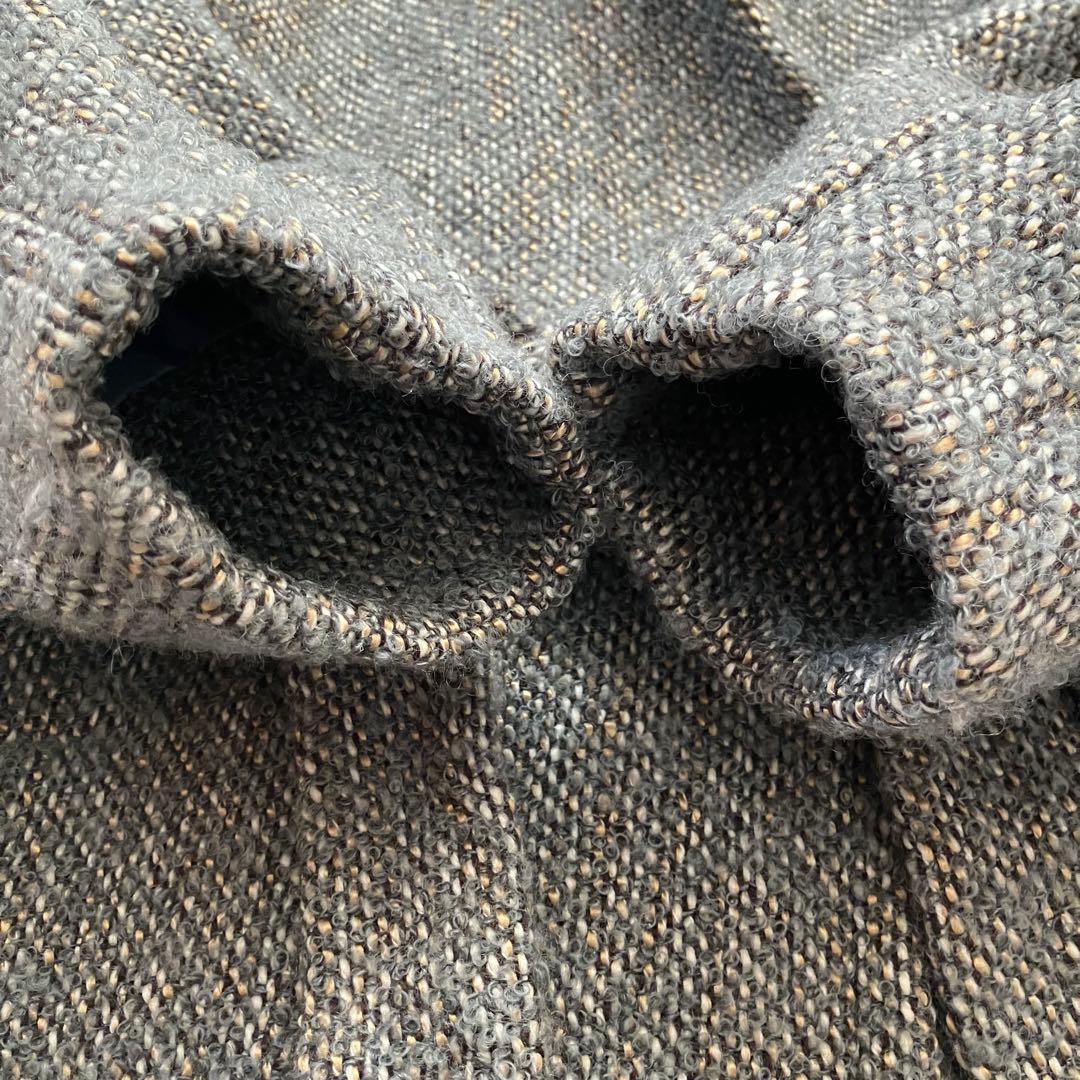 CLANE クラネ　MIX LOOP TWEED BOX COAT ツイード