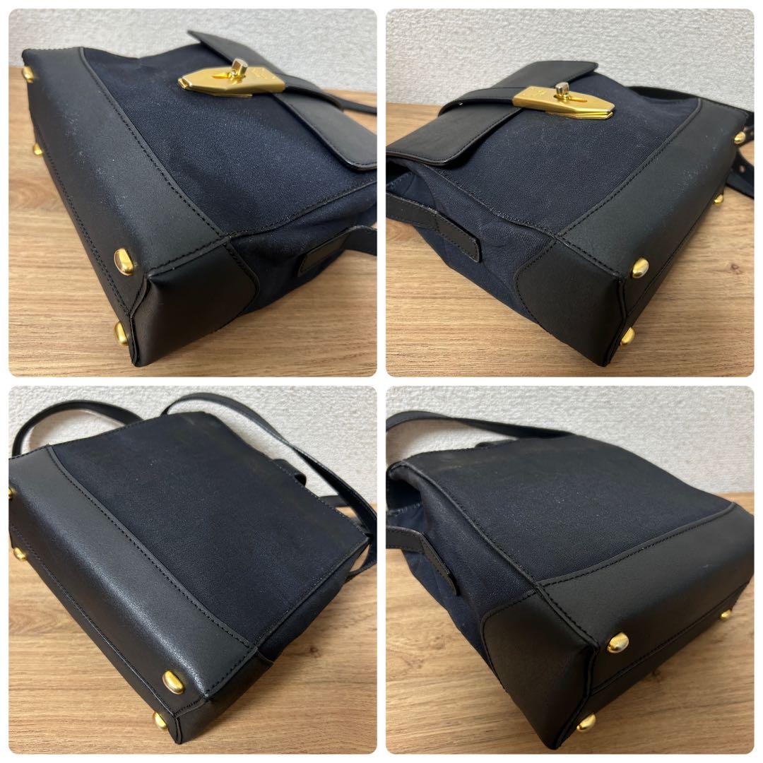 セリーヌ ショルダーバッグ クロスボディ 斜めがけ 黒