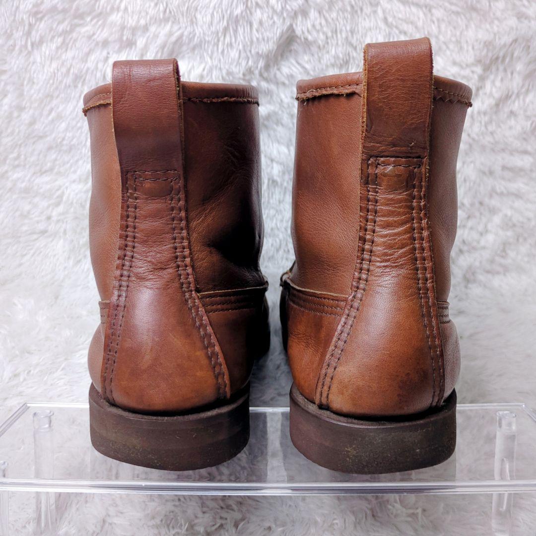 ラッセルモカシン ノックアバウト ブラウン ショートブーツ フェード感