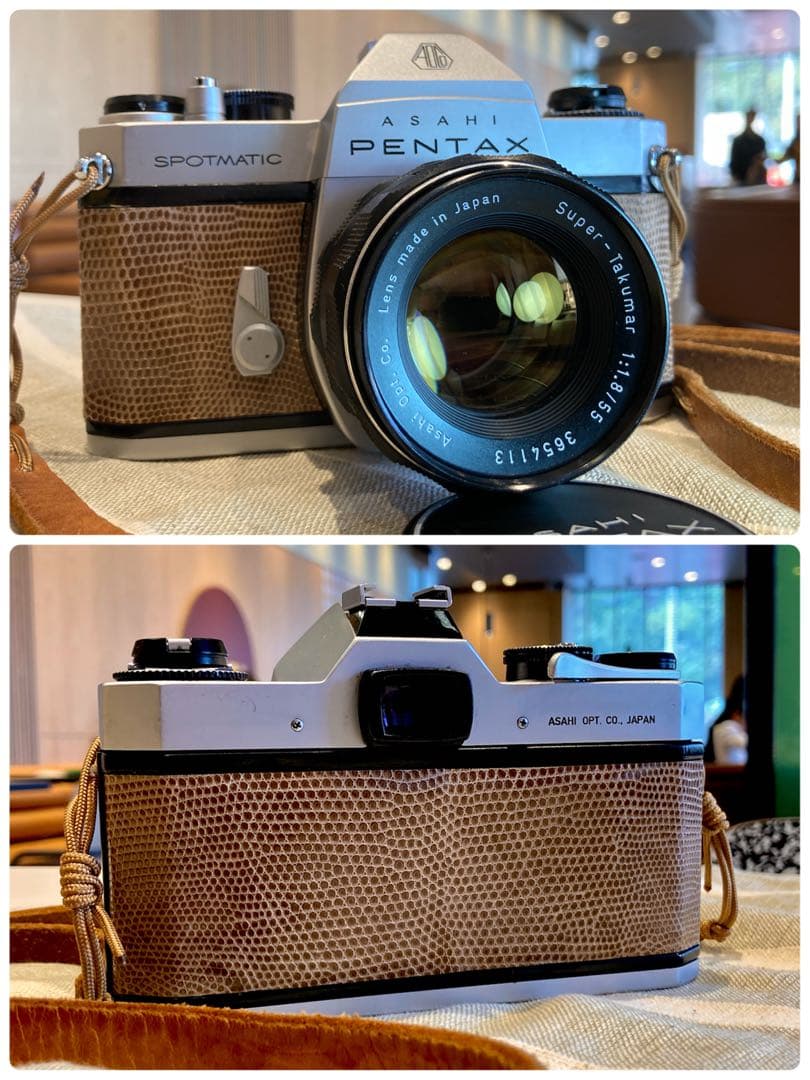 ★pentax sp Ⅱ +タクマー1.8★完動＊美品＊初期保証＊本革外装