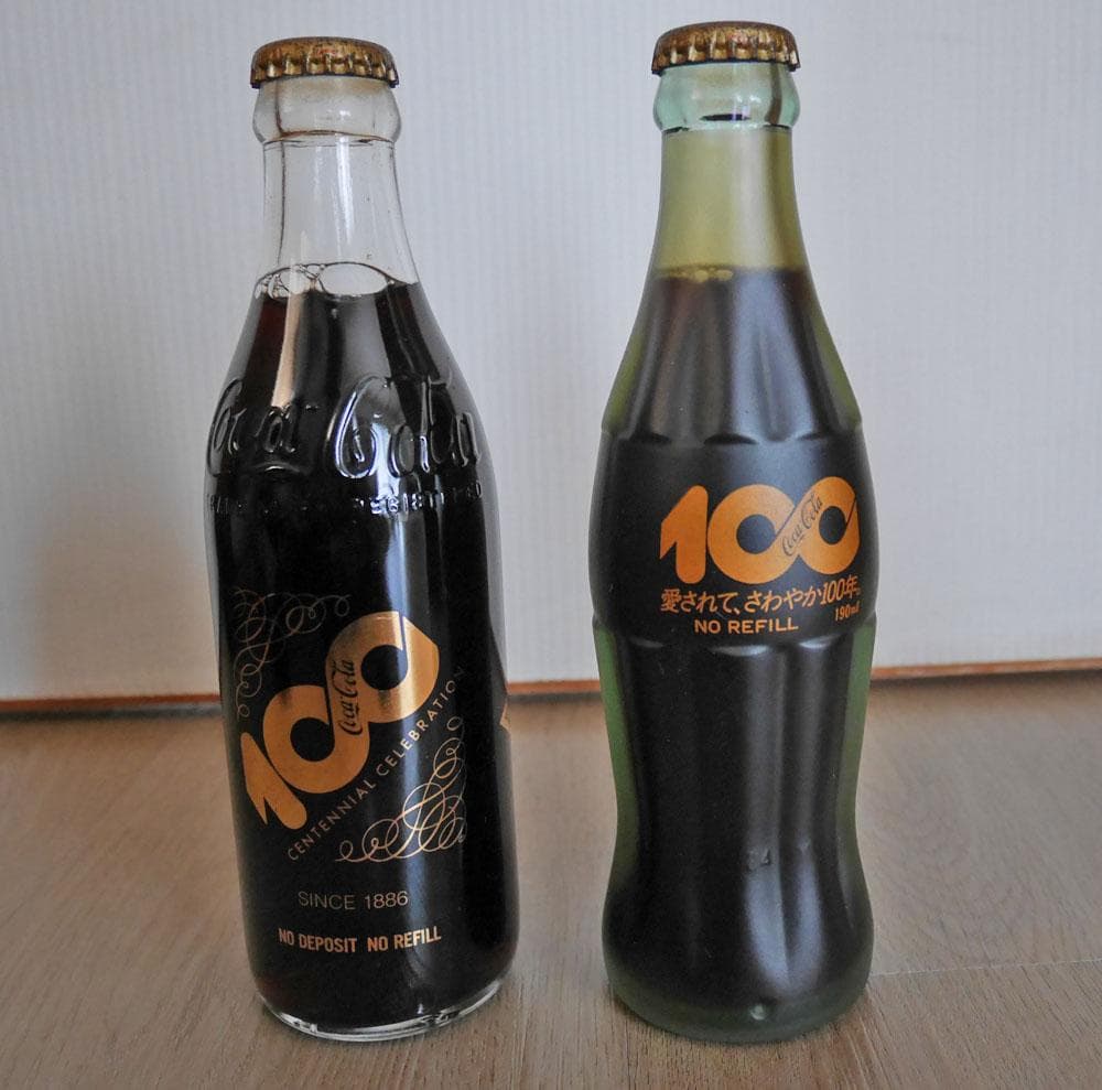 温*人様 コカ・コーラ 100周年記念　+　2000年限定　ボトル3本セット