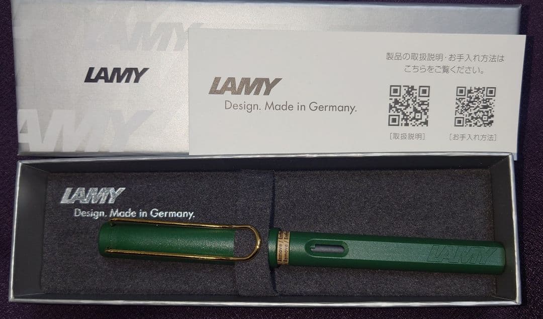 LAMY サファリ万年筆　14金ペン先　Ｆニブ　未使用品！！