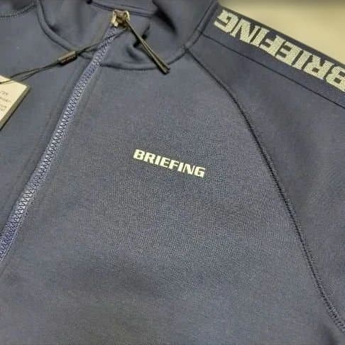 ♦レディース♦　ブリーフィング　ブルゾン　サイドロゴ　ネイビー サイズL