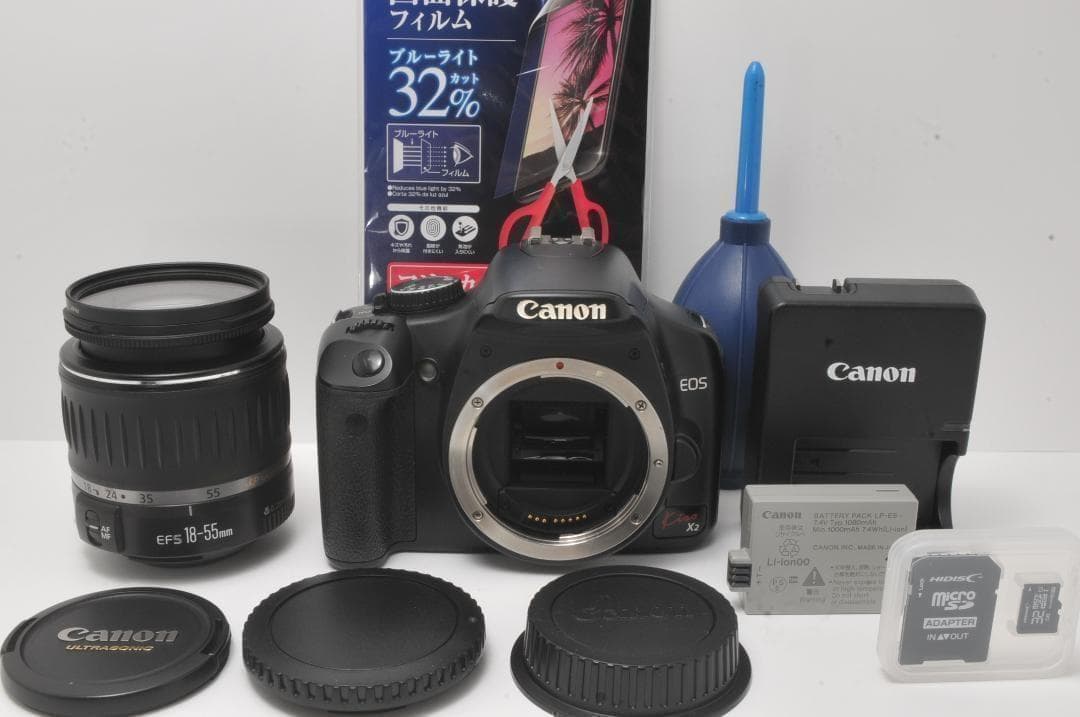 Canon EOS Kiss X2 スマホ転送 一眼レフ すぐに使える 初心者