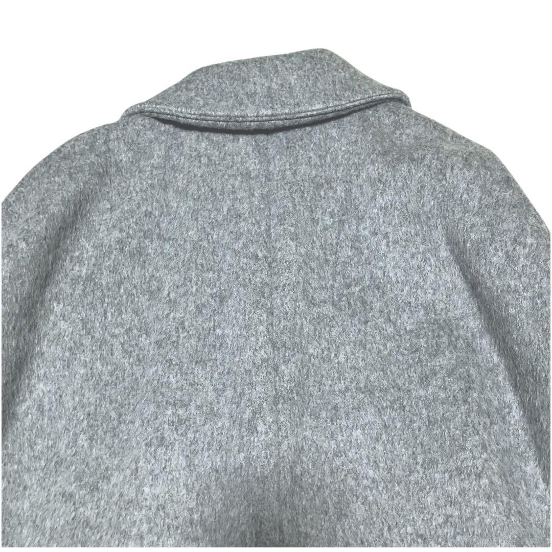 【美品】エンフォルド　ケープポンチョ風　ワイドシャギー　ウール　コート　ミニマル