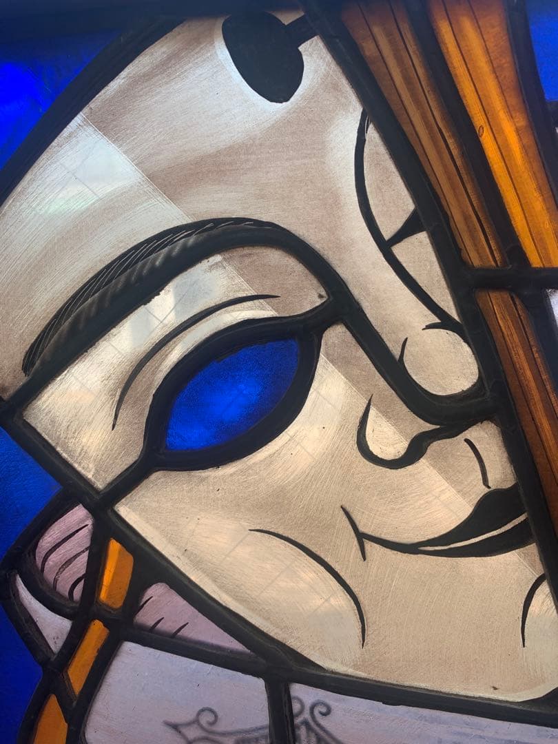 ステンドグラス絵付けパネル 「ARS LONGA」