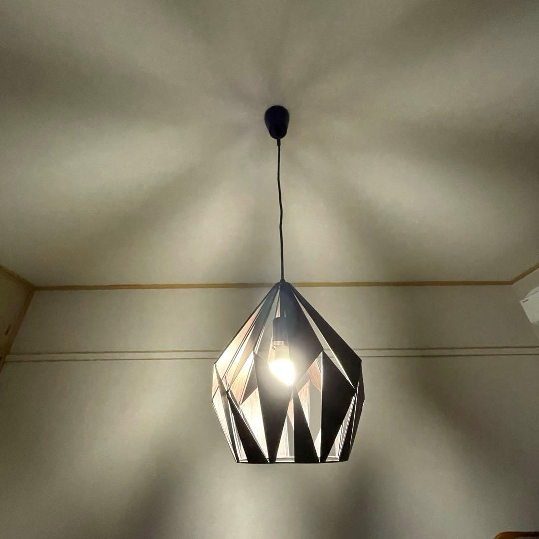 Francfrancフランフラン カールトンペンダントランプ ブラック