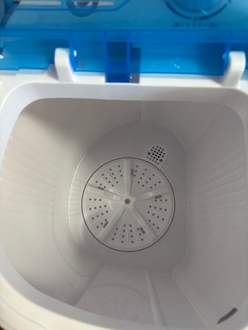 二槽式洗濯機 本体 ホワイト/ブルー