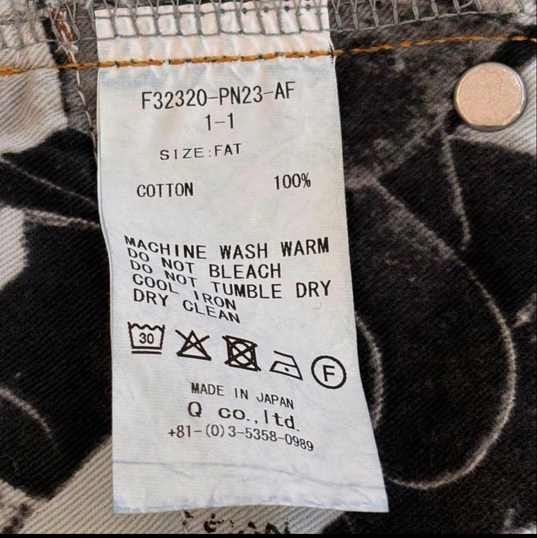 美品F.A.T. デニム FATサイズ 赤耳 セルヴィッチ ワイドテーパード