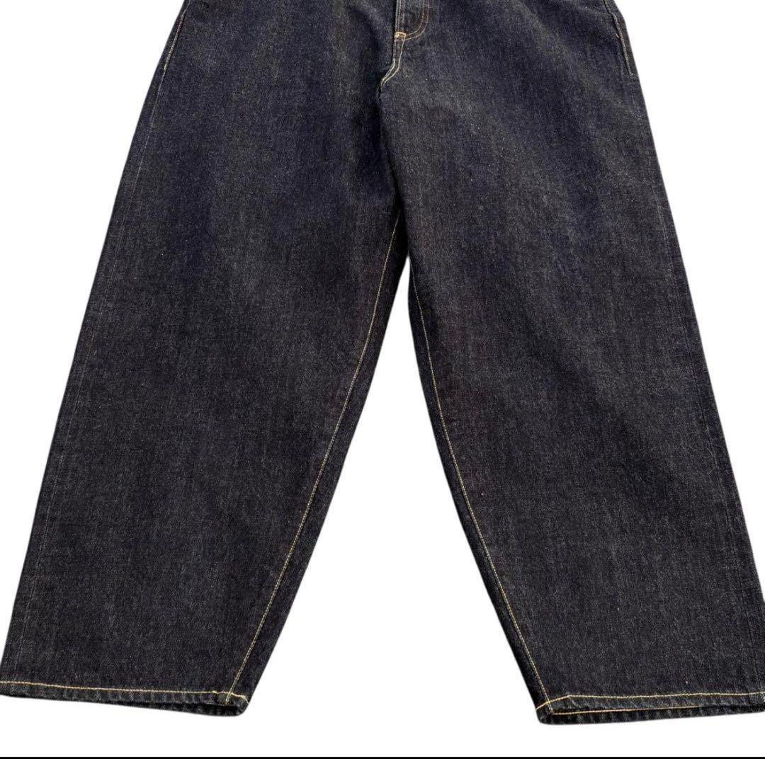 美品F.A.T. デニム FATサイズ 赤耳 セルヴィッチ ワイドテーパード