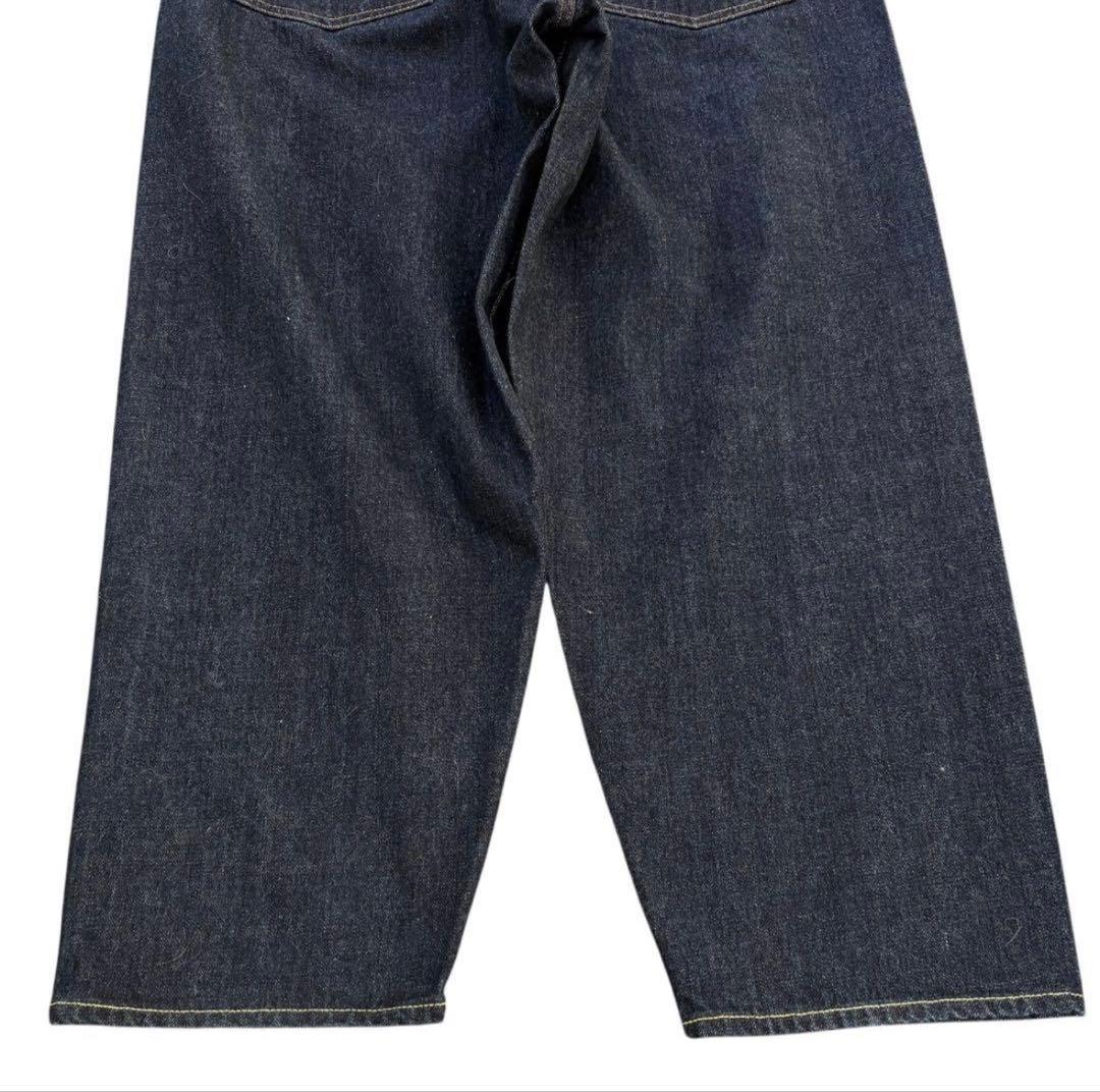 美品F.A.T. デニム FATサイズ 赤耳 セルヴィッチ ワイドテーパード